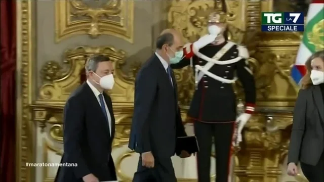 Governo Draghi, la copertina dello speciale TgLa7 del 10 febbraio