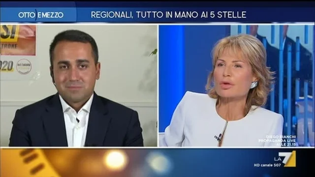 Regionali, tutto in mano ai 5 stelle - Otto e Mezzo - Puntata del 18/09/2020