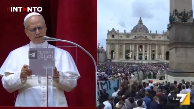 Papa Leone XIV, primo Regina Caeli a San Pietro: “Mai più la guerra”