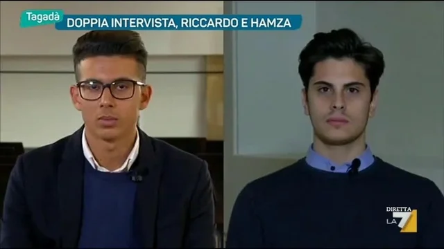 Doppia intervista,Riccardo e Hamza