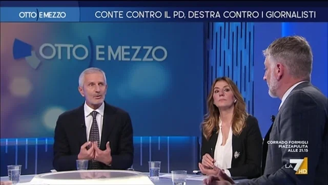 Conte contro il PD, destra contro i giornalisti - Otto e Mezzo - Puntata del 11/4/2024