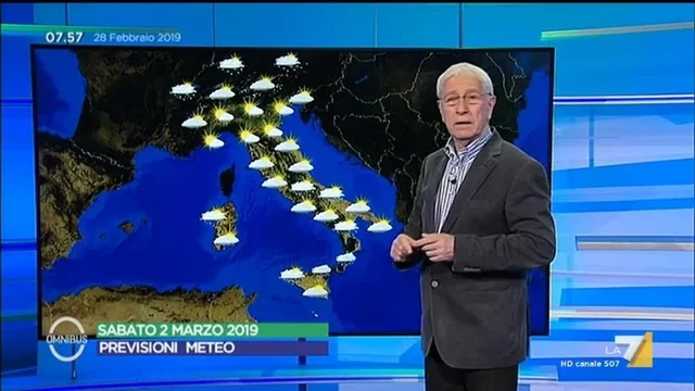 Le previsioni del tempo del 28 febbraio