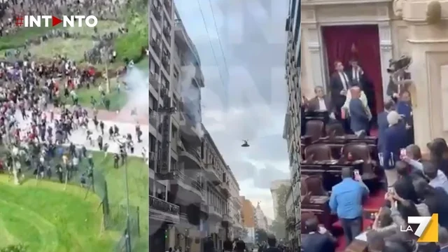 Argentina, tensione a Buenos Aires: scontri tra polizia e manifestanti
