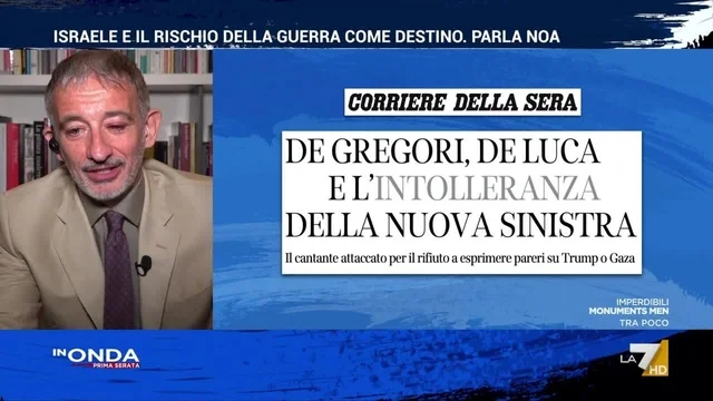 Senaldi su De Luca e De Gregori: "Questo fa paura della sinistra: la mancanza di libertà di pensiero"