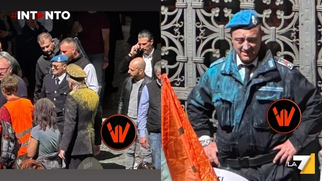 Protesta ambientalista al Ministero della Giustizia a Roma: attivisti fermati dalla polizia