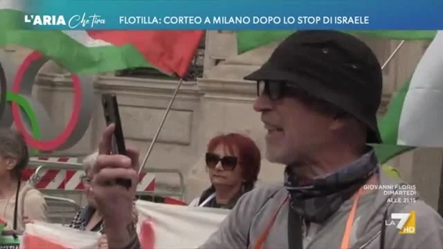 Flotilla: corteo a Milano dopo lo stop di Israele