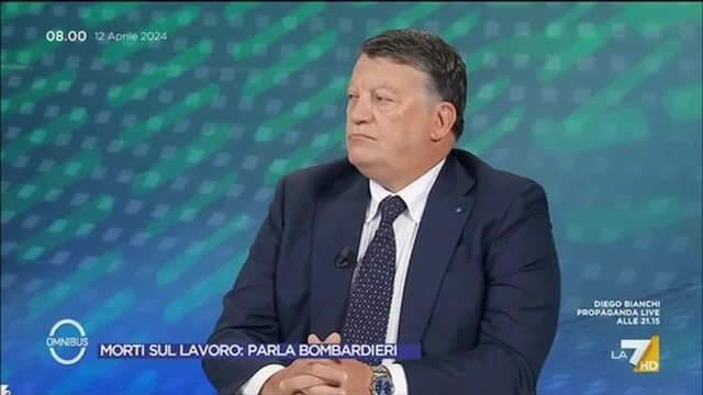 Morti sul lavoro, parla Bombardieri - Omnibus, 12/04/2024