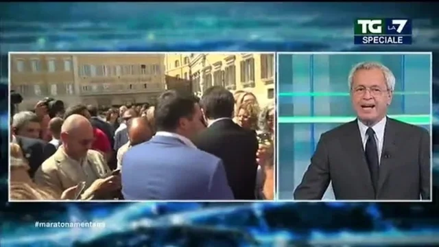 Mentana sulla conferenza stampa di Salvini: 'Tipica scena da 'tenetemi sennò lo meno', c'è bellicosità'