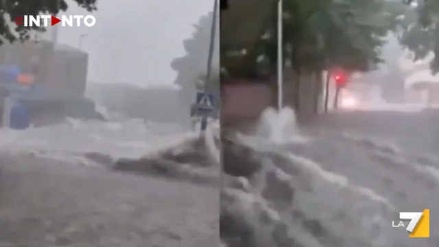 Maltempo in Catalogna, Igualada sott’acqua: oltre 150 interventi dei vigili del fuoco