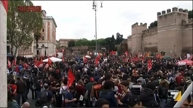 Gli scontri del 12 Aprile a Roma