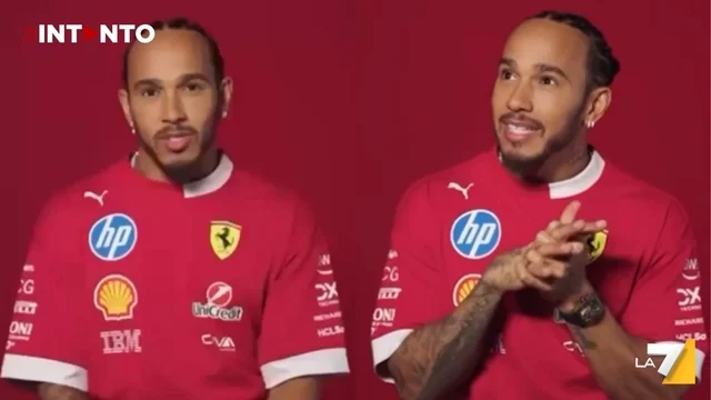 Le prime dichiarazioni in italiano di Hamilton come pilota Ferrari: il video