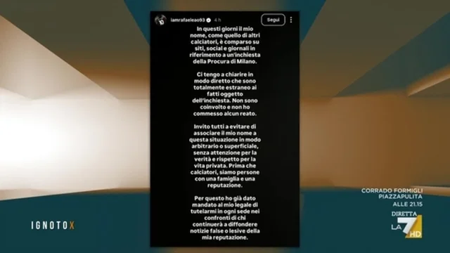 Inchiesta escort, sfogo di Leao sui social: parla l'avvocata delle ragazze coinvolte