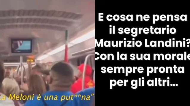 Militanti della CGIL insultano pesantemente la Meloni, lei risponde su Twitter e attacca Landini