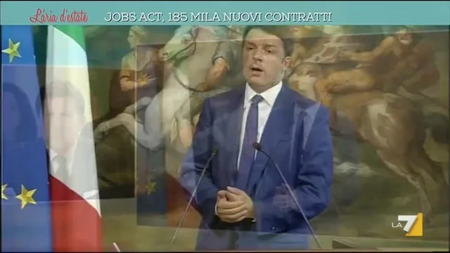 Renzi in diretta da Palazzo Chigi