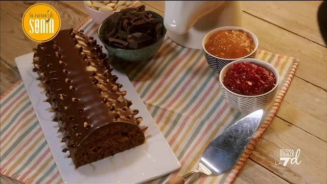 Torta al cioccolato con mandorle