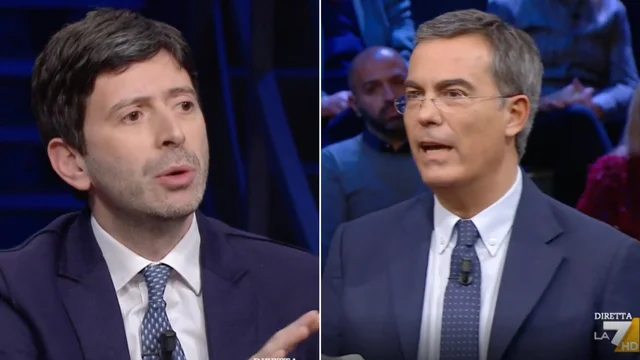 "Partito democratico e del lavoro", "Vabbè, tipo istruzione e merito": botta e risposta Speranza-Floris