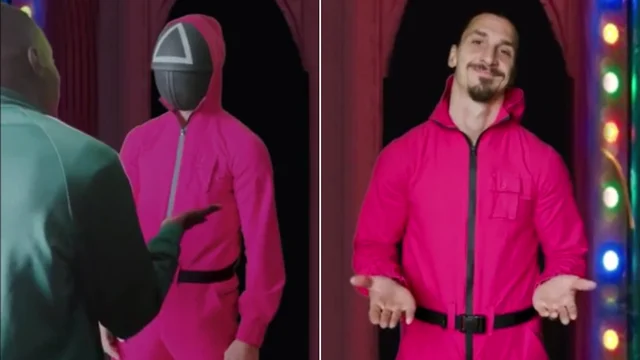 Khaby Lame cade contro Ibra in "Squid Game"