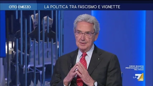 La politica tra fascismo e vignette - Otto e Mezzo - Puntata del 21/4/2023