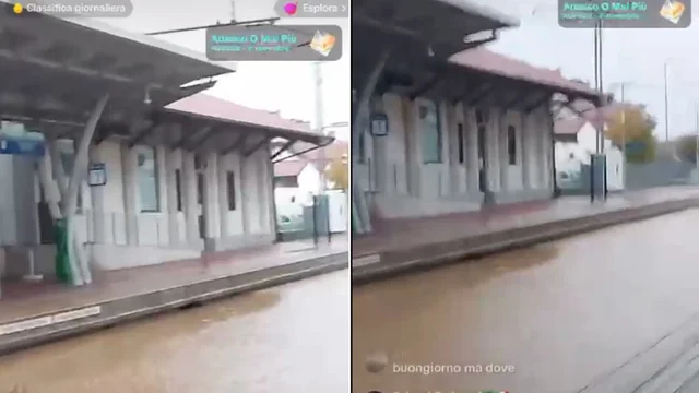 Nubifragio a Milano, allagamento alla stazione di Meda. Le immagini in diretta