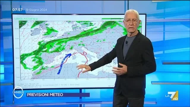 Il meteo di oggi