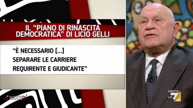 Carriere separate, Floris a Nordio: “Non ci si ricorda Gelli? Non è motivo per approfittarne"
