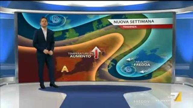 Il meteo della sera