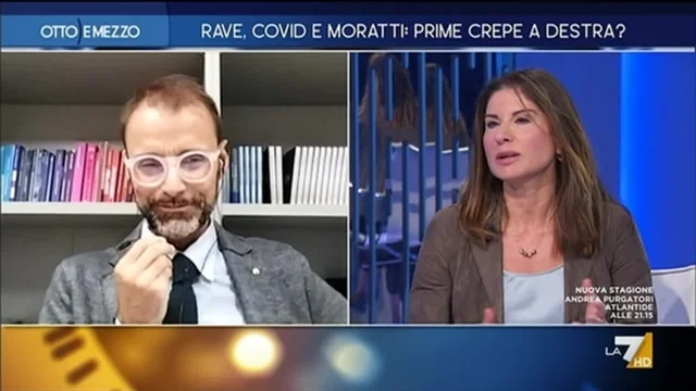 Rave, covid e Moratti: prime crepe a destra? Otto e Mezzo - Puntata del 02/11/2022