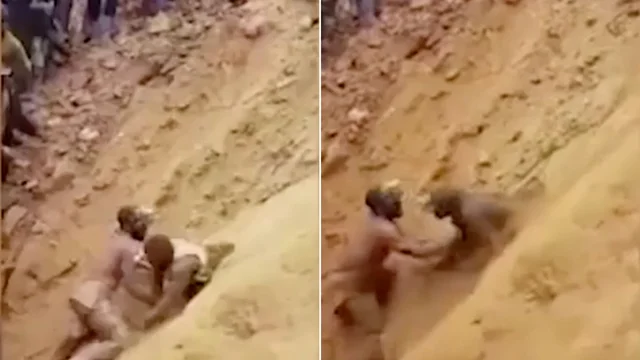 Il minatore eroe salva a mani nude i compagni sepolti: il video è virale