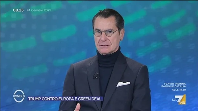 Trump contro Europa e greendeal - Omnibus, 24/01/2025