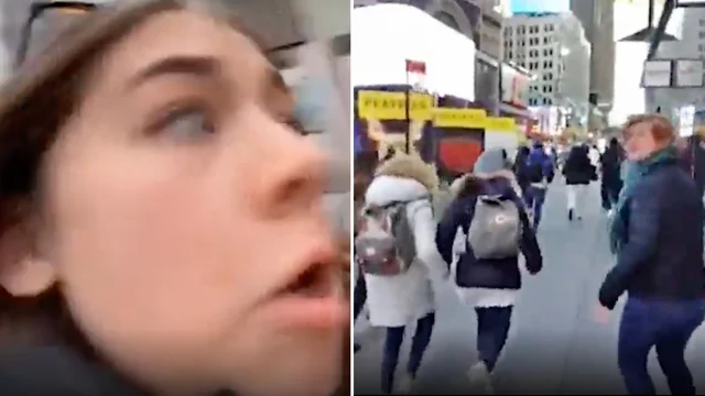 New York, panico a Times Square: gente in fuga dopo l'esplosione dei tombini
