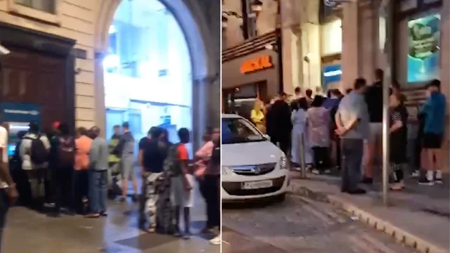 ATM in tilt, fa prelevare anche a chi non ha soldi: lunghe file nella notte