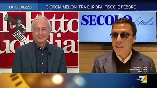 Giorgia Meloni tra Europa, fisco e febbre - Otto e Mezzo - Puntata del 9/12/2022