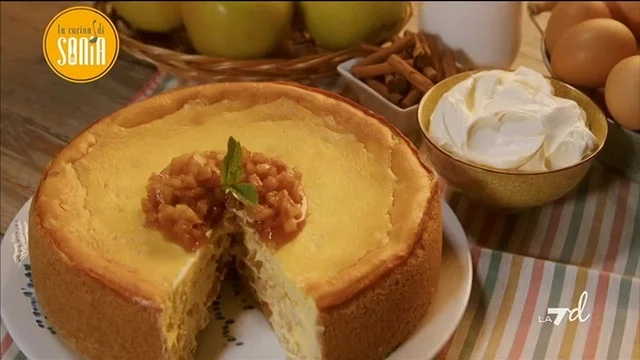 Cheesecake alle mele