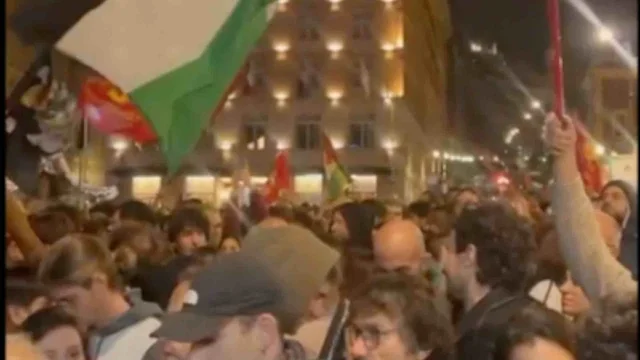 Roma in piazza per la Flotilla slogan contro il Governo Meloni: "Dimissioni!"