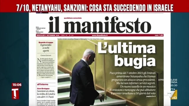 7/10, Netanyahu, sanzioni: costa sta succedendo in Israele