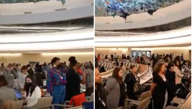USA, attivisti LGBTQ voltano le spalle all'ambasciatrice: il video della protesta