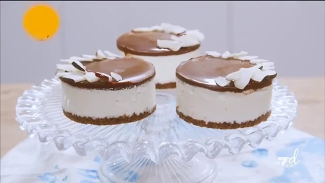 Mini cheesecake senza glutine cocco e cioccolato