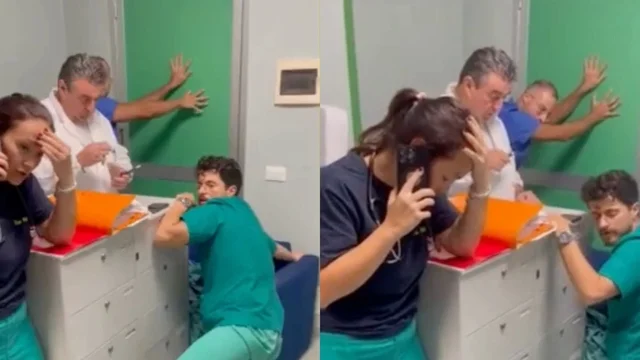 Medici aggrediti si barricano all'interno dell’ospedale: il video choc da Foggia
