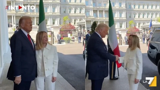 Meloni alla Casa Bianca: al via il vertice con Trump nello Studio Ovale
