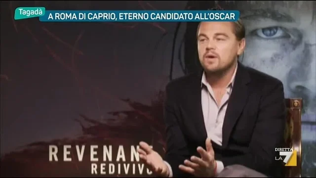 A Roma Di Caprio, eterno candidato all'Oscar