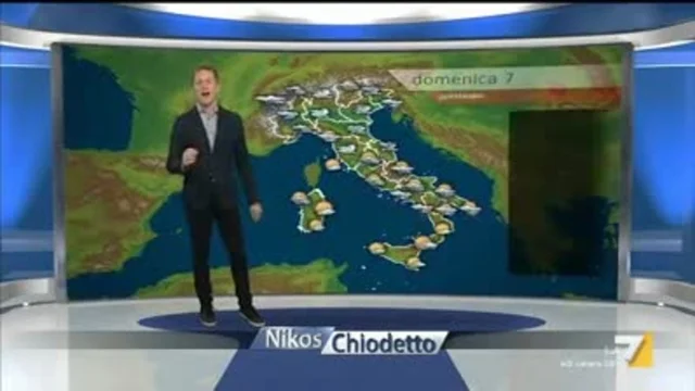 Il meteo della sera del 6 ottobre