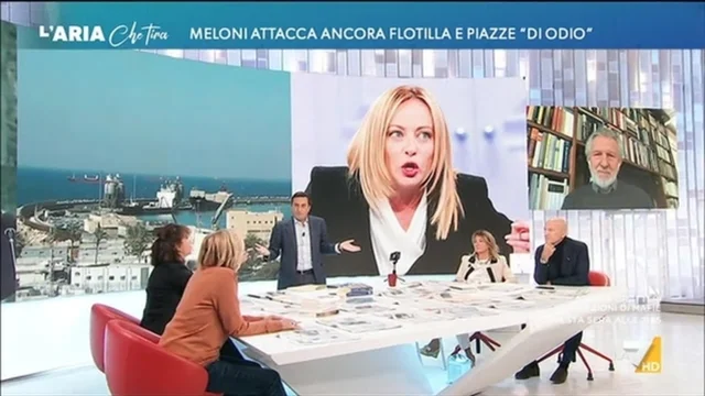 L'Aria Che Tira - Puntata del 8/10/2025
