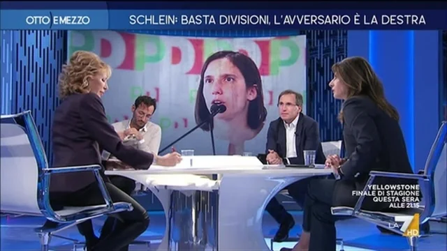 Schlein: Basta divisioni, l'avversario è la destra - Otto e Mezzo - Puntata del 19/06/2023