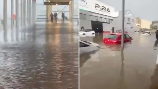 Alluvione in Spagna, la Dana colpisce Barcellona: allagato l'aeroporto