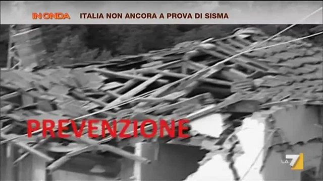 Italia non ancora a prova di sisma