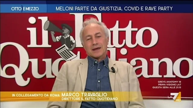 Meloni parte da giustizia, covid e rave party - Otto e Mezzo - Puntata del 31/10/2022