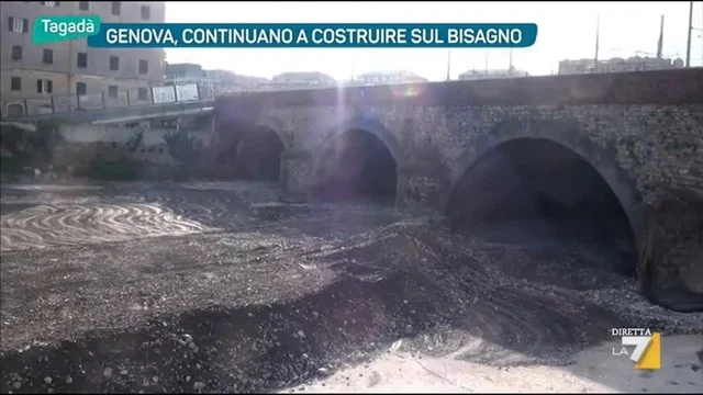 Genova, continuano a costruire sul Bisagno