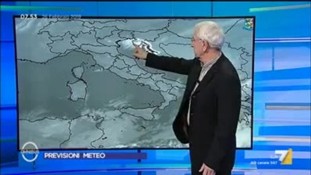 Il meteo del 26 febbraio
