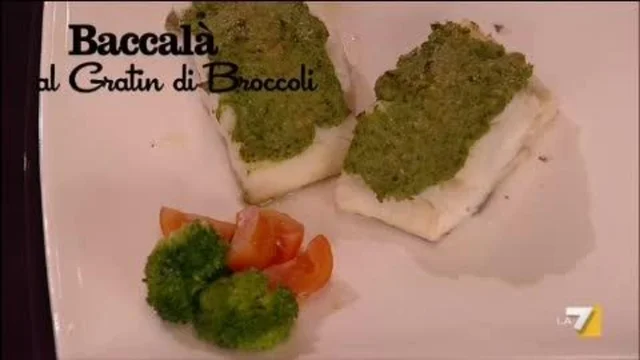 Baccalà in Gratin con Broccoletti Piccanti