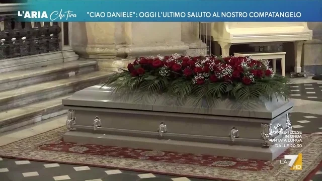 L'ultimo saluto a Daniele Compatangelo nella Chiesa degli Artisti in Piazza del Popolo